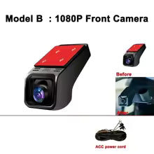 DVR Dash Cam Camera 24H WIFI