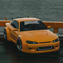 1Pcs SLOW CAR CLUB JDM Decal