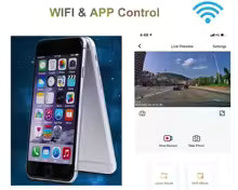 DVR Dash Cam Camera 24H WIFI